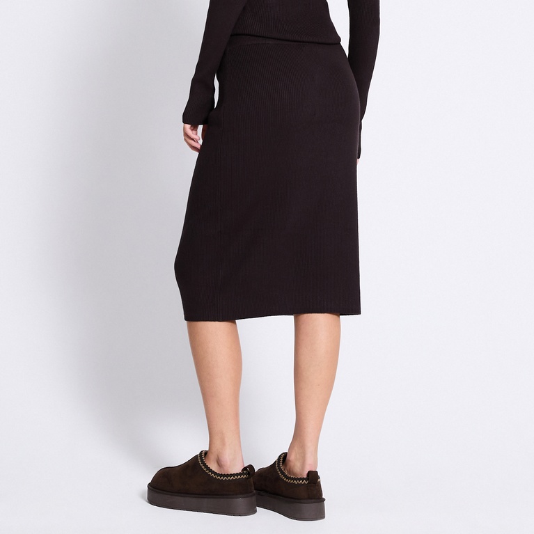 Rib-knit skirt "Jill"